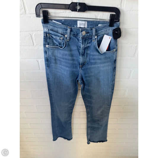 Jeans Straight By Citizens Of Humanity In Blue Denim, Size: 2