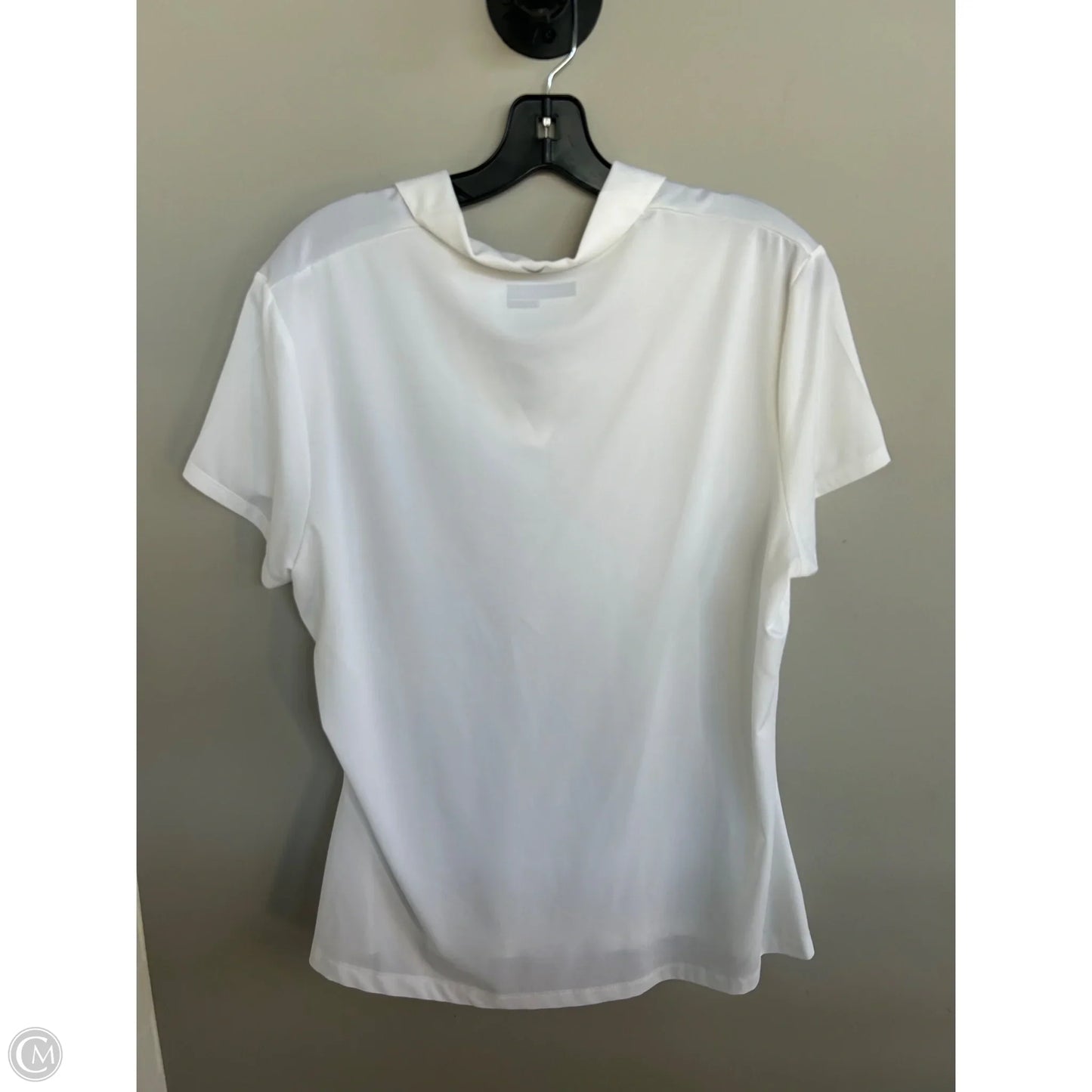 Athletic Top Short Sleeve By Callaway In White, Size: Xl