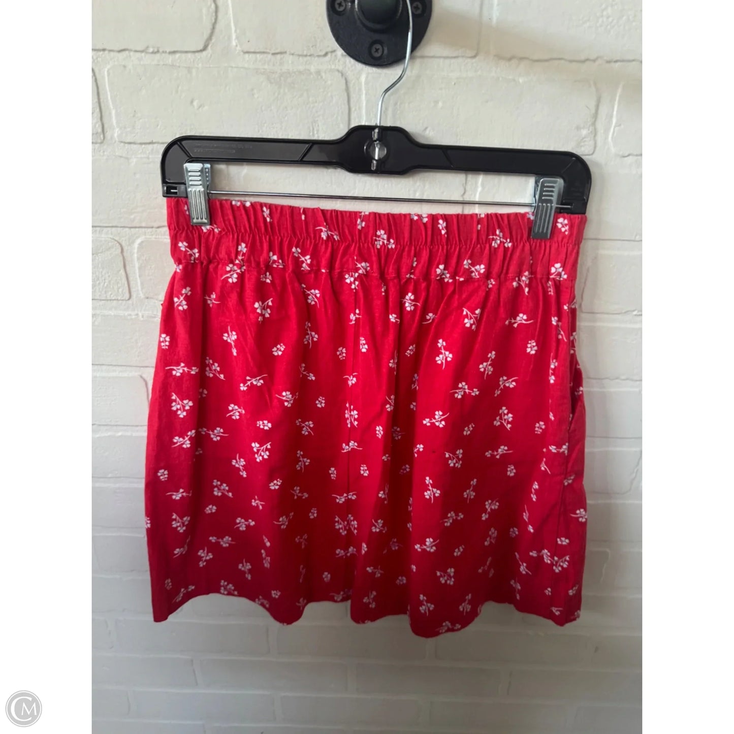 Skirt Mini & Short By Loft In Red & White, Size: 0