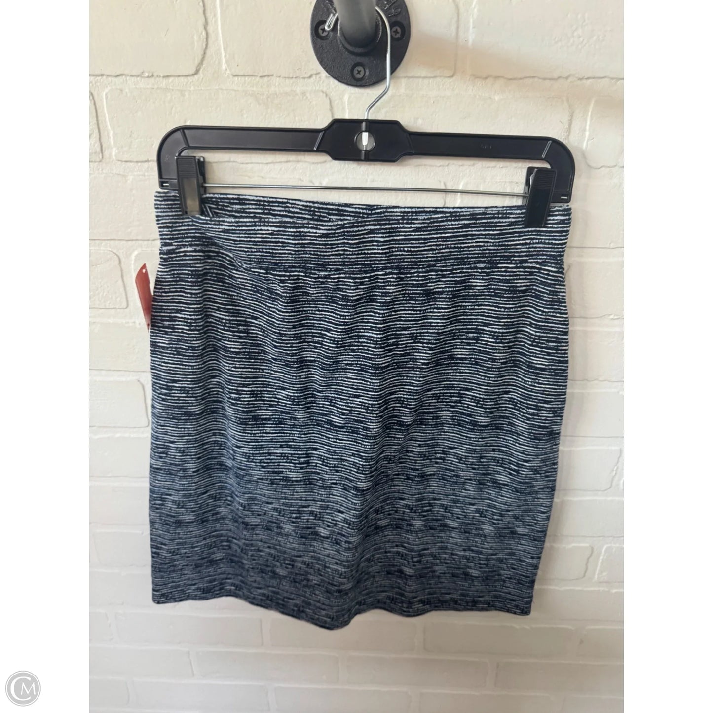 Skirt Mini & Short By Loft In Blue & White, Size: 0