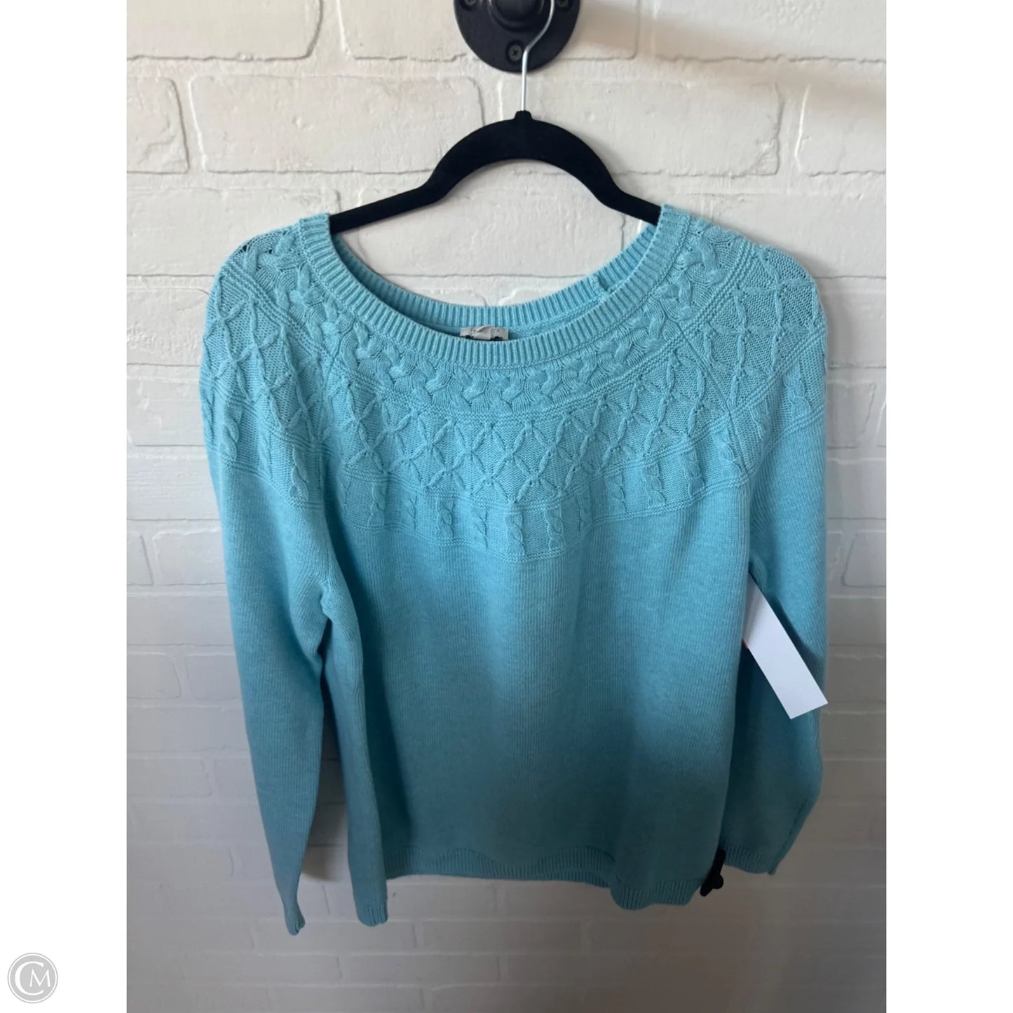 Sweater By Talbots In Blue, Size: L