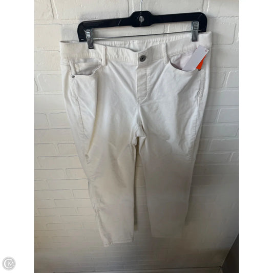 Pants Corduroy By J. Jill In Ivory, Size: 8