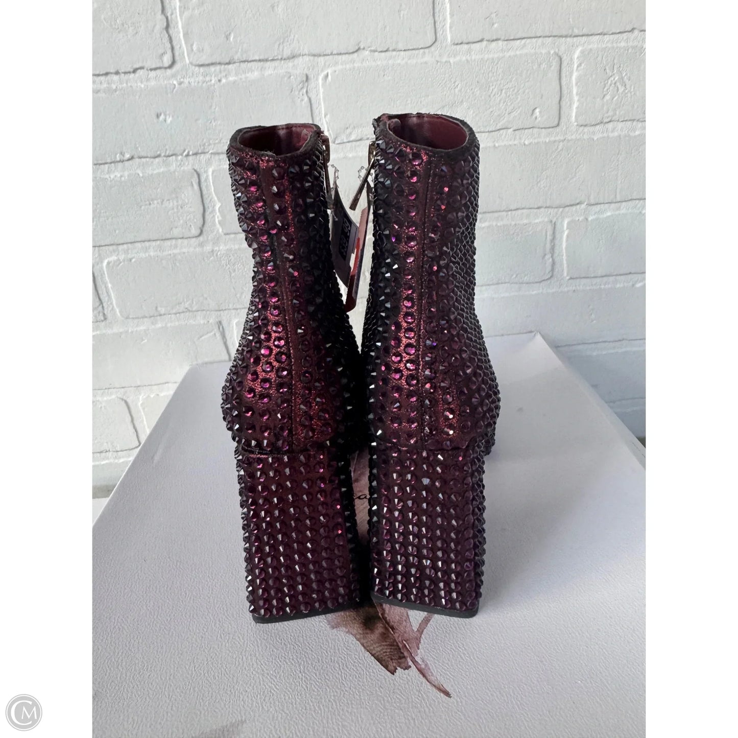 Boots Ankle Heels By Jessica Simpson In Red, Size: 6