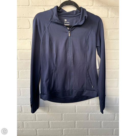 Athletic Top Long Sleeve Crewneck By All In Motion In Navy, Size: S