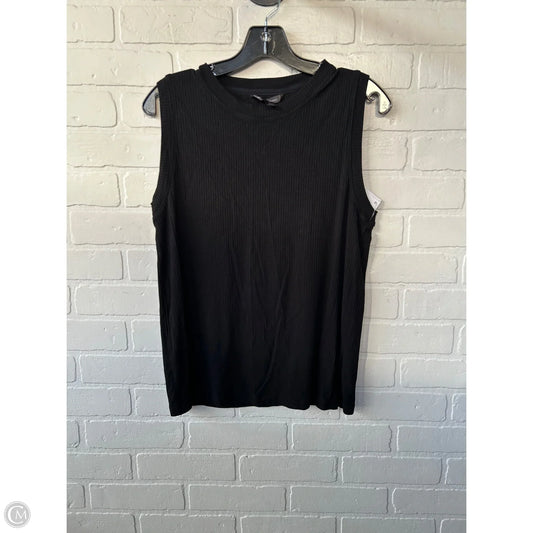 Top Sleeveless By Banana Republic In Black, Size: L