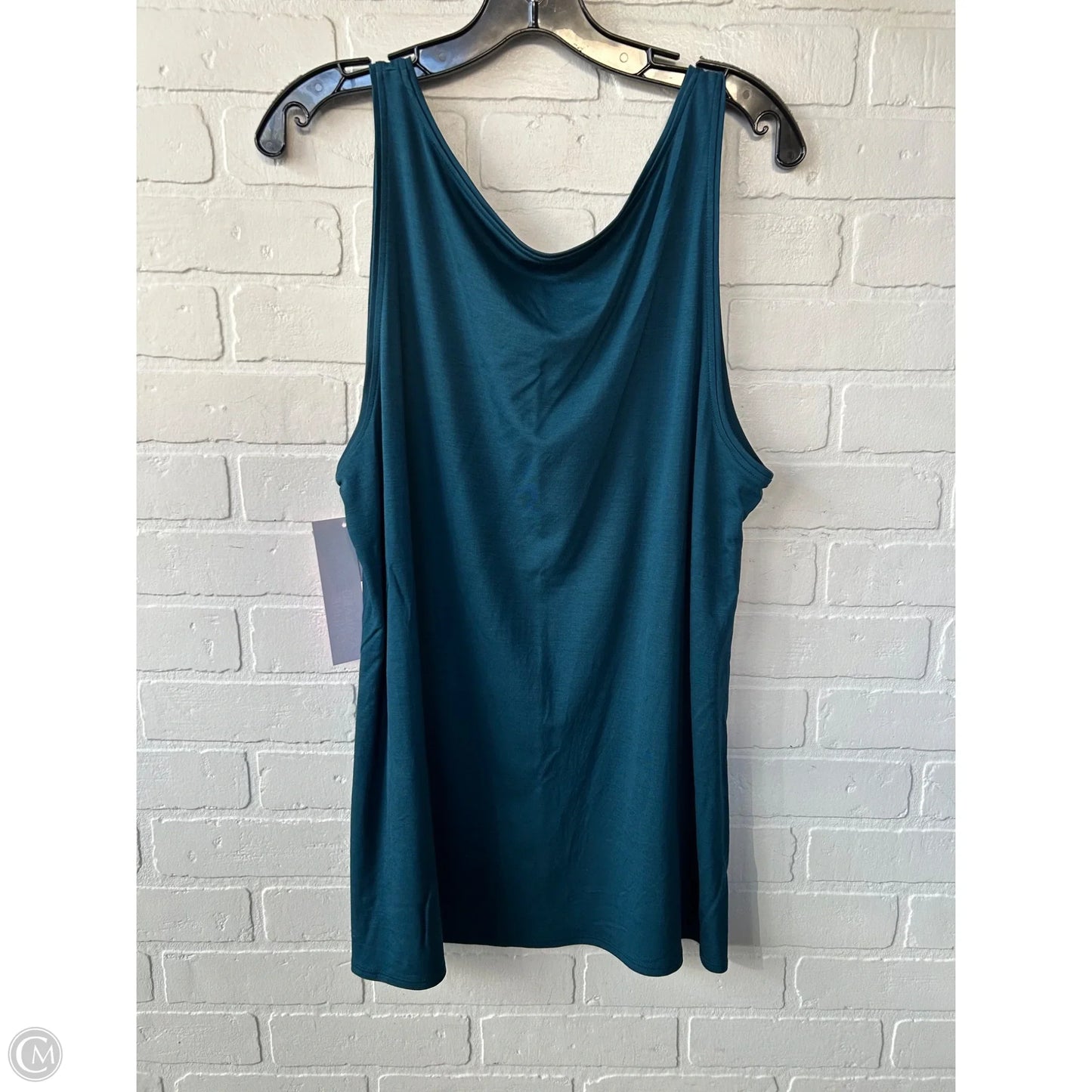 Top Sleeveless Basic By Eileen Fisher In Teal, Size: Xl