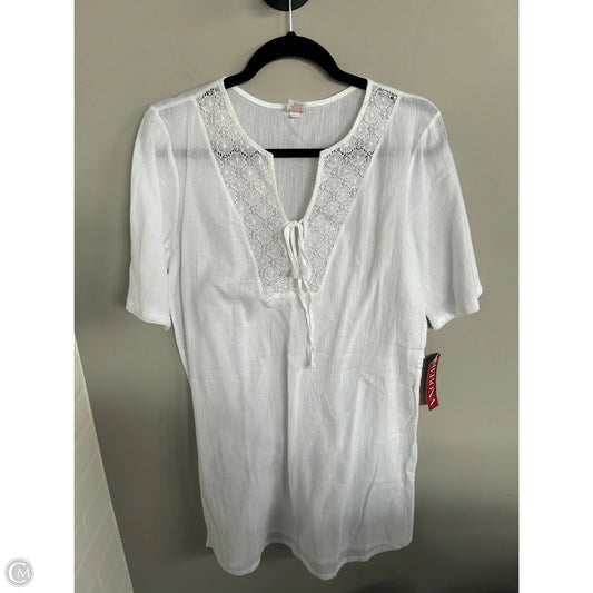Swimwear Cover-up By Merona In White, Size: M