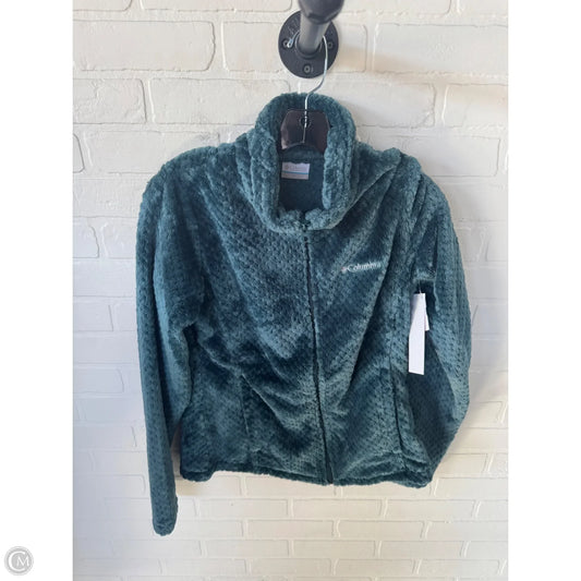 Jacket Fleece By Columbia In Green, Size: M