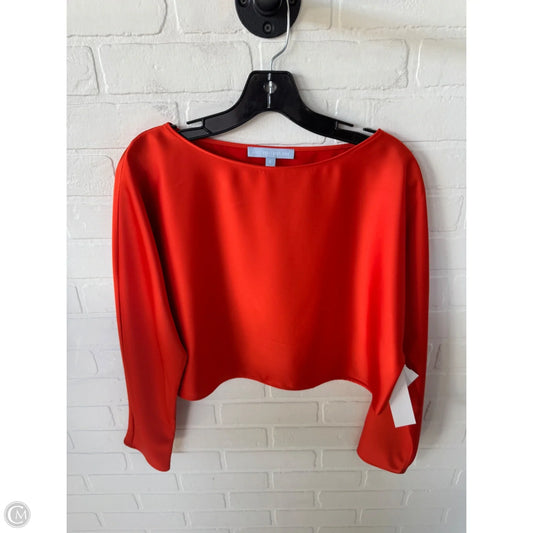 Top Long Sleeve By Antonio Melani In Orange, Size: S