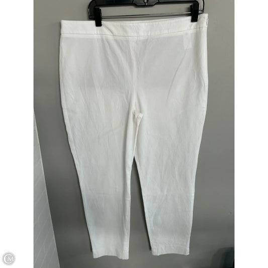 Pants Dress By Talbots In White, Size: 14
