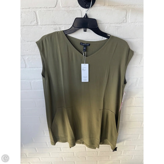 Tunic Sleeveless By Eileen Fisher In Green, Size: Xs