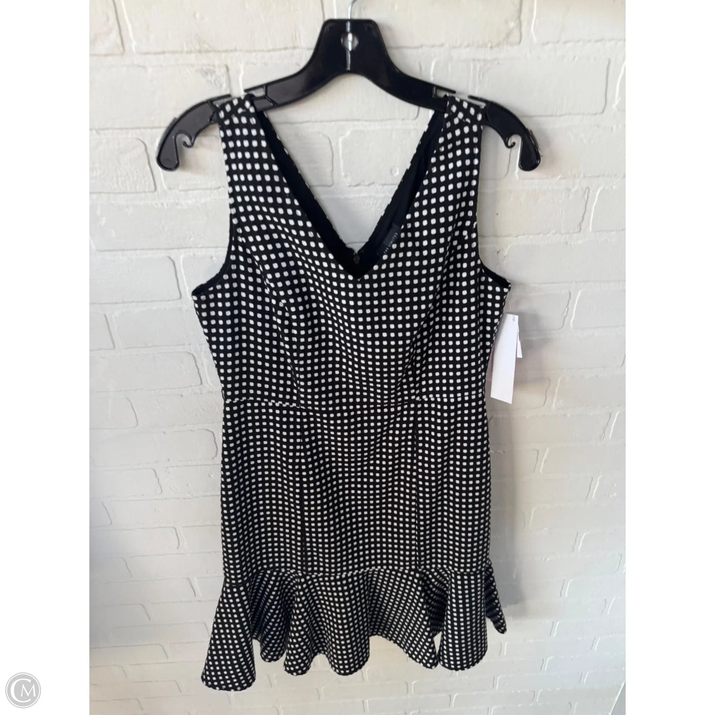 Dress Work By Limited In Black & White, Size: S