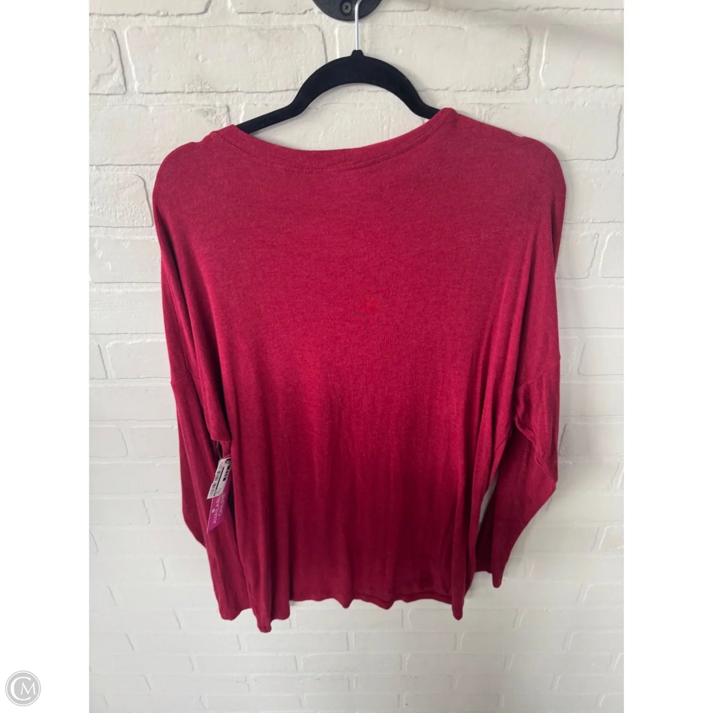 Top Long Sleeve By Cabi In Red, Size: M