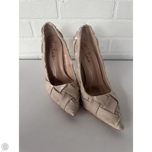 Shoes Heels Stiletto By Lulus In Tan, Size: 7.5