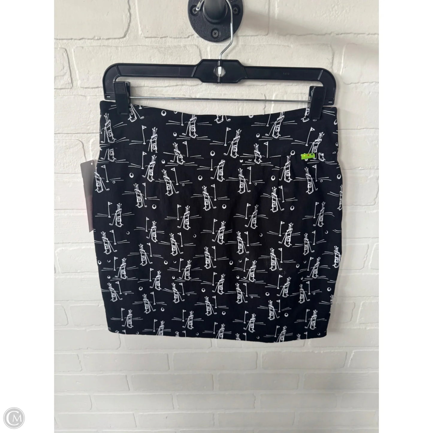 Athletic Skort By Clothes Mentor In Black & White, Size: 8
