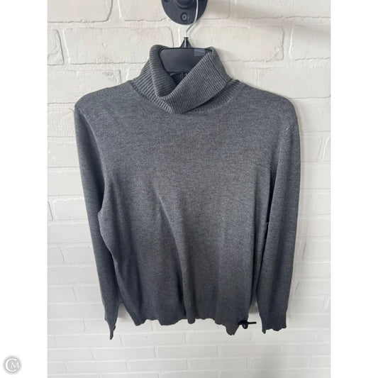 Sweater By Joseph A. In Grey, Size: L