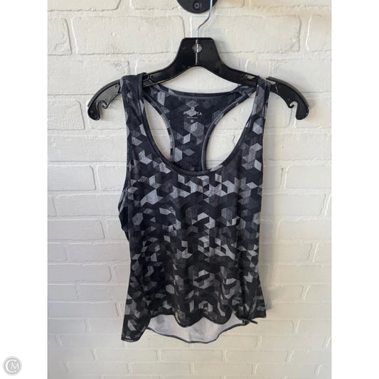 Athletic Tank Top By Athleta In Black & Grey, Size: M