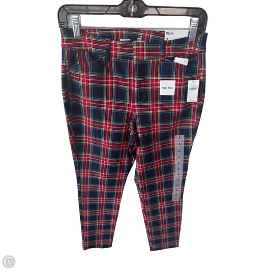 Pants Dress By Old Navy In Blue & Red, Size: 2