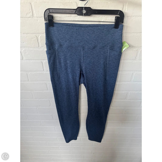 Athletic Leggings By Jockey In Blue, Size: 8