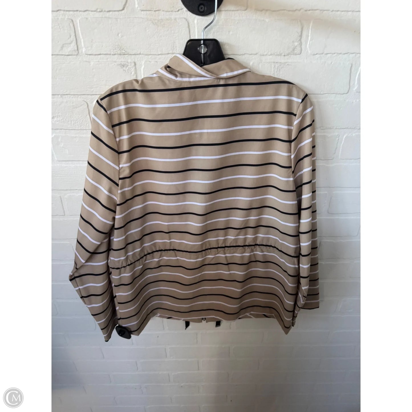 Jacket Other By Chicos In Tan & White, Size: S