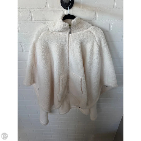 Jacket Fleece By Calvin Klein In Cream, Size: Osfm