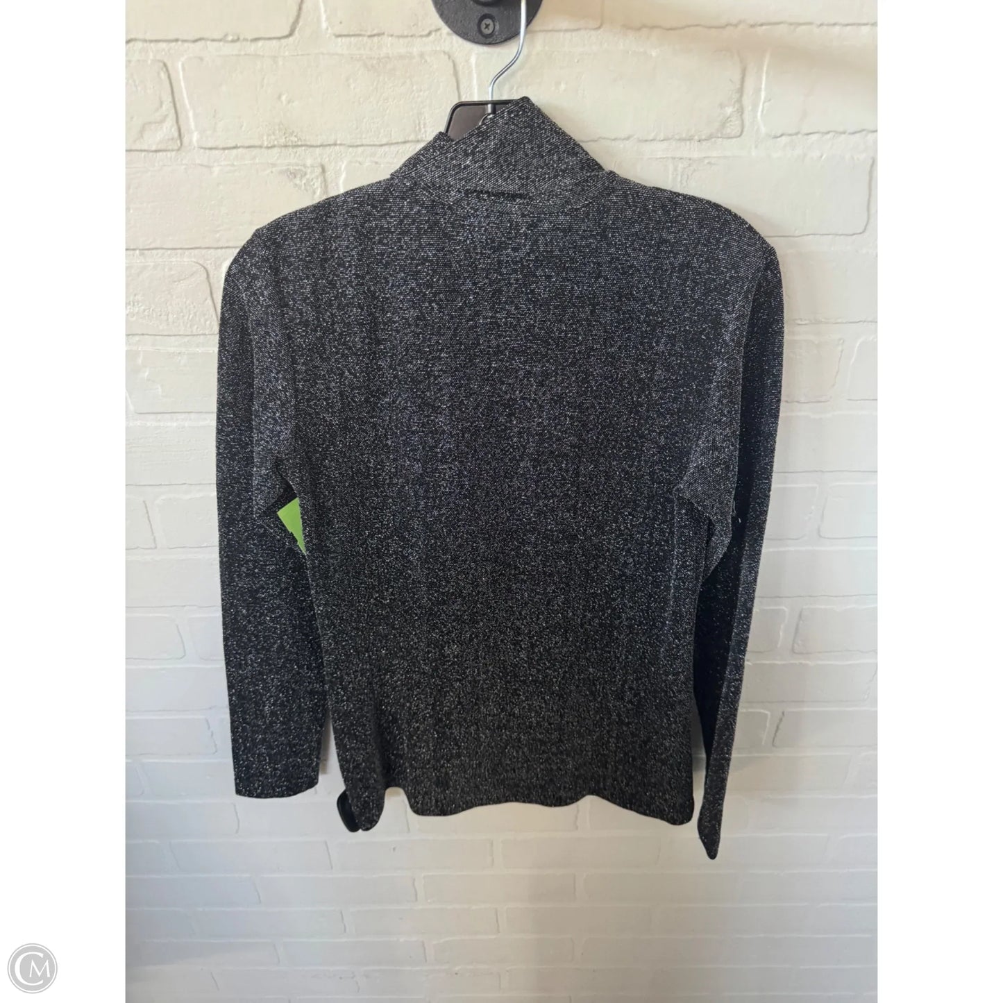 Jacket Other By Chicos In Black & Silver, Size: S