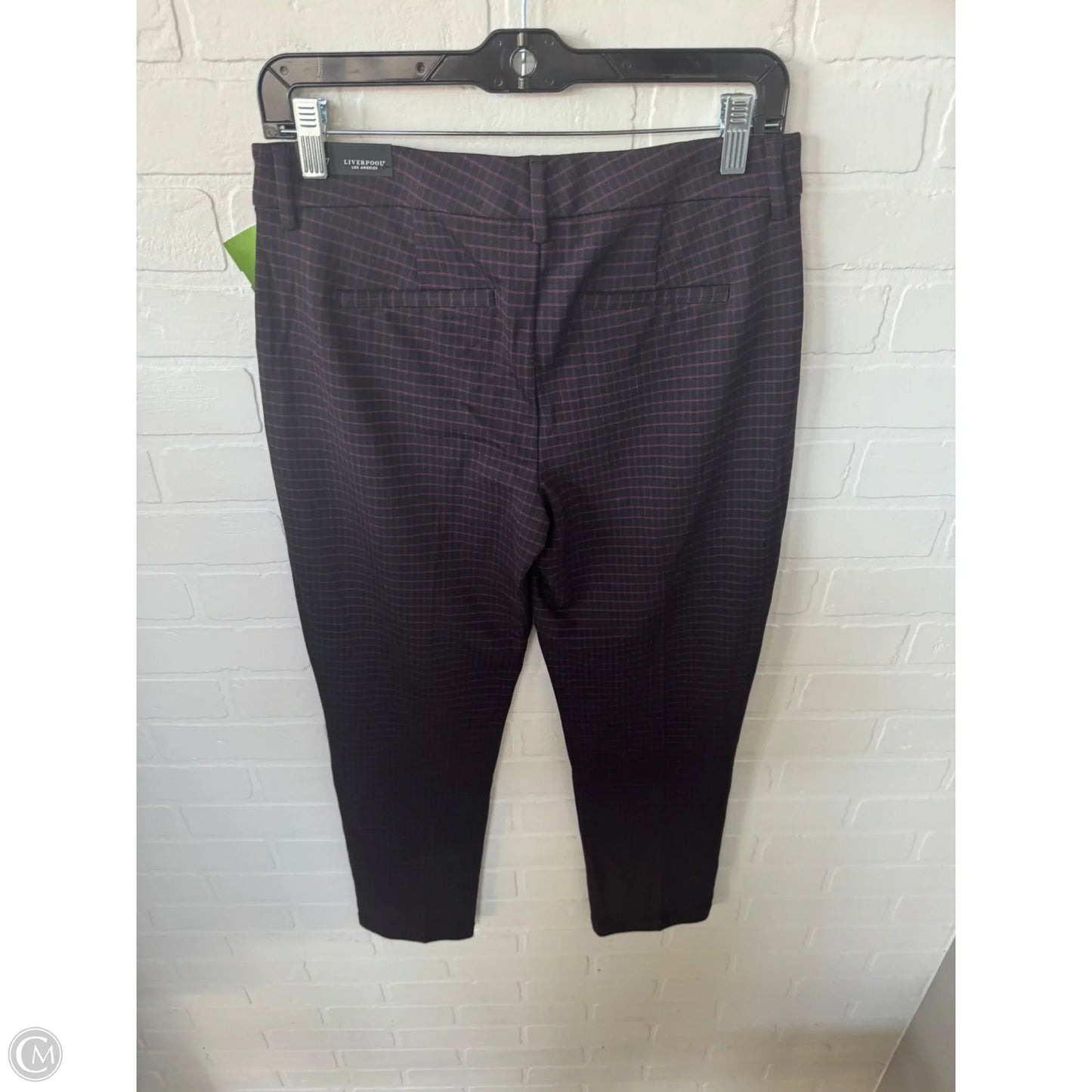Pants Dress By Liverpool In Black & Red, Size: 4
