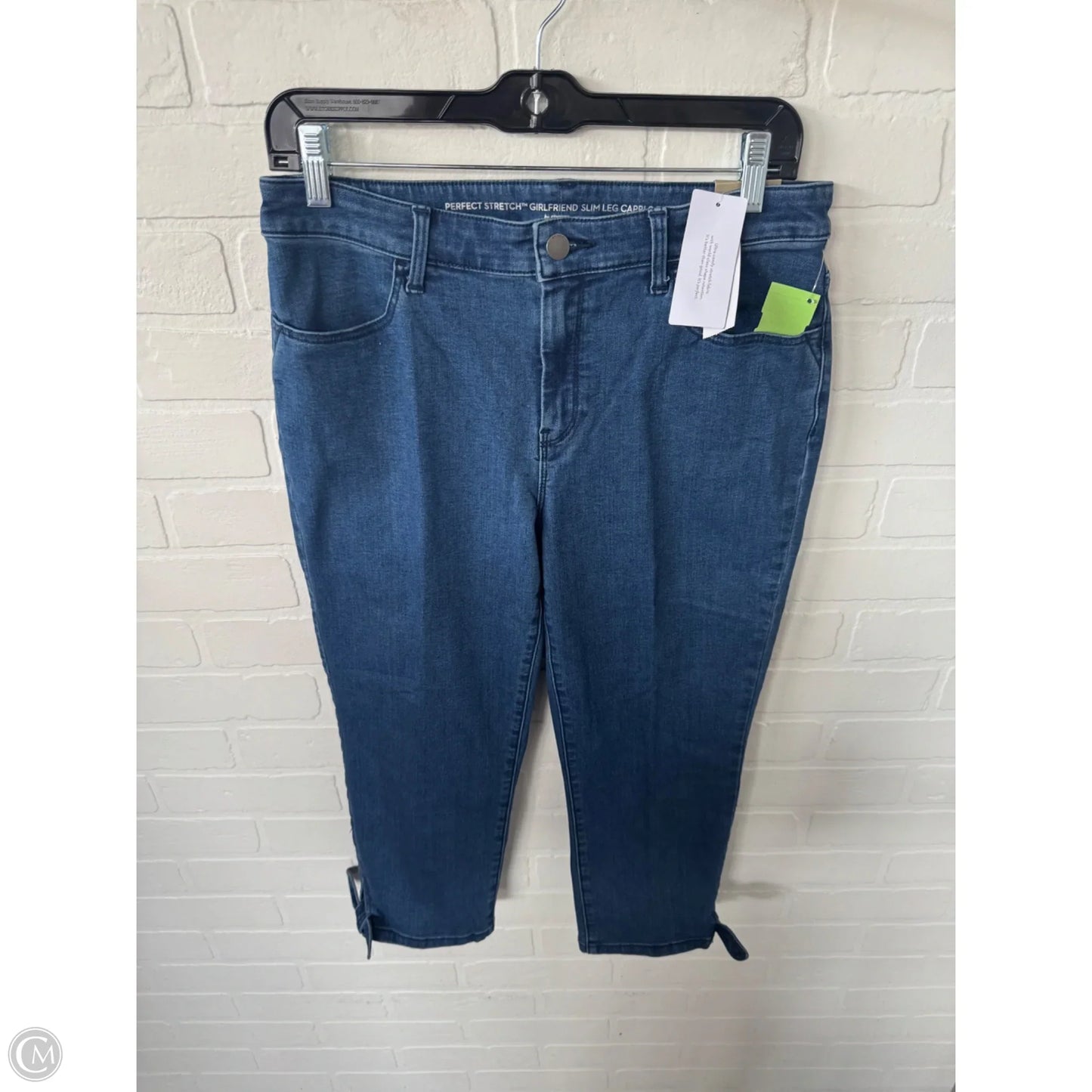 Capris By Chicos In Blue Denim, Size: 6