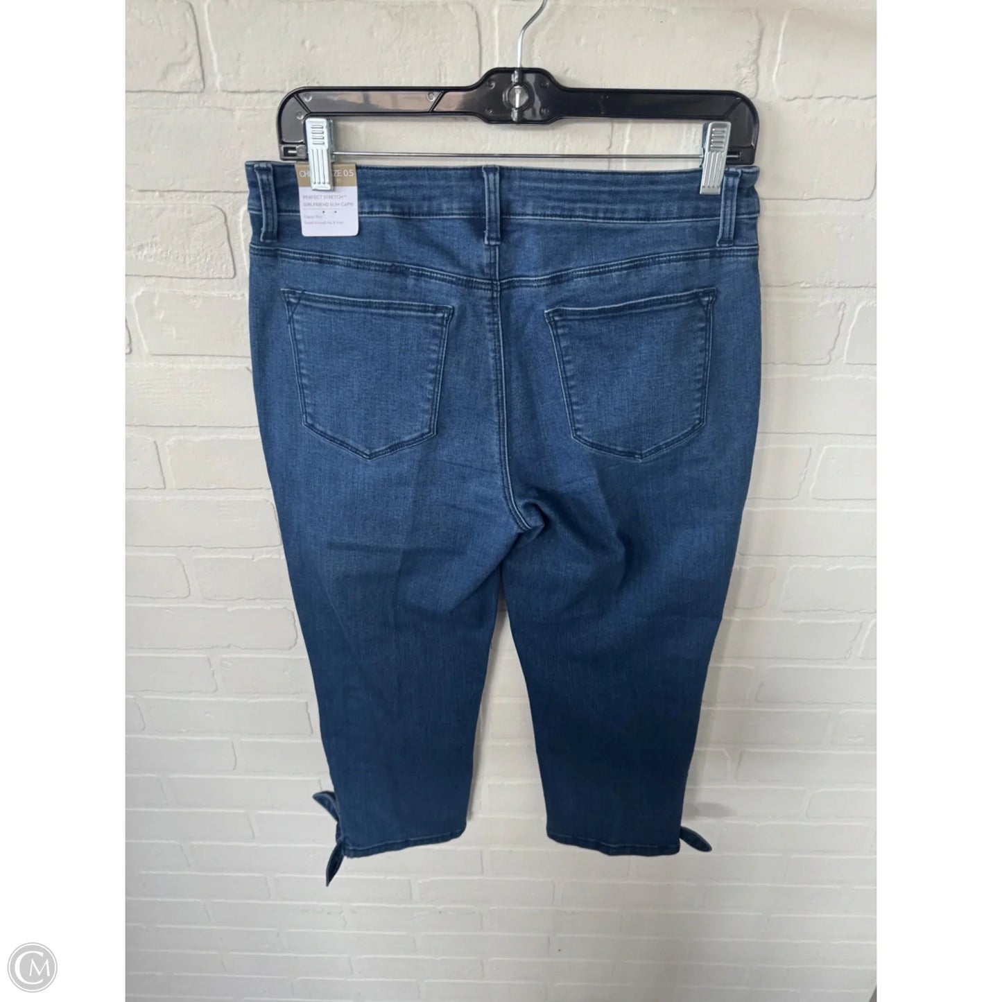 Capris By Chicos In Blue Denim, Size: 6