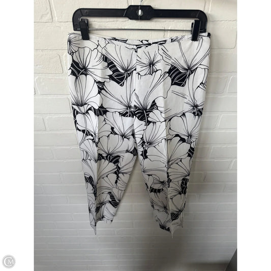 Capris By Loft In Black & White, Size: 4p