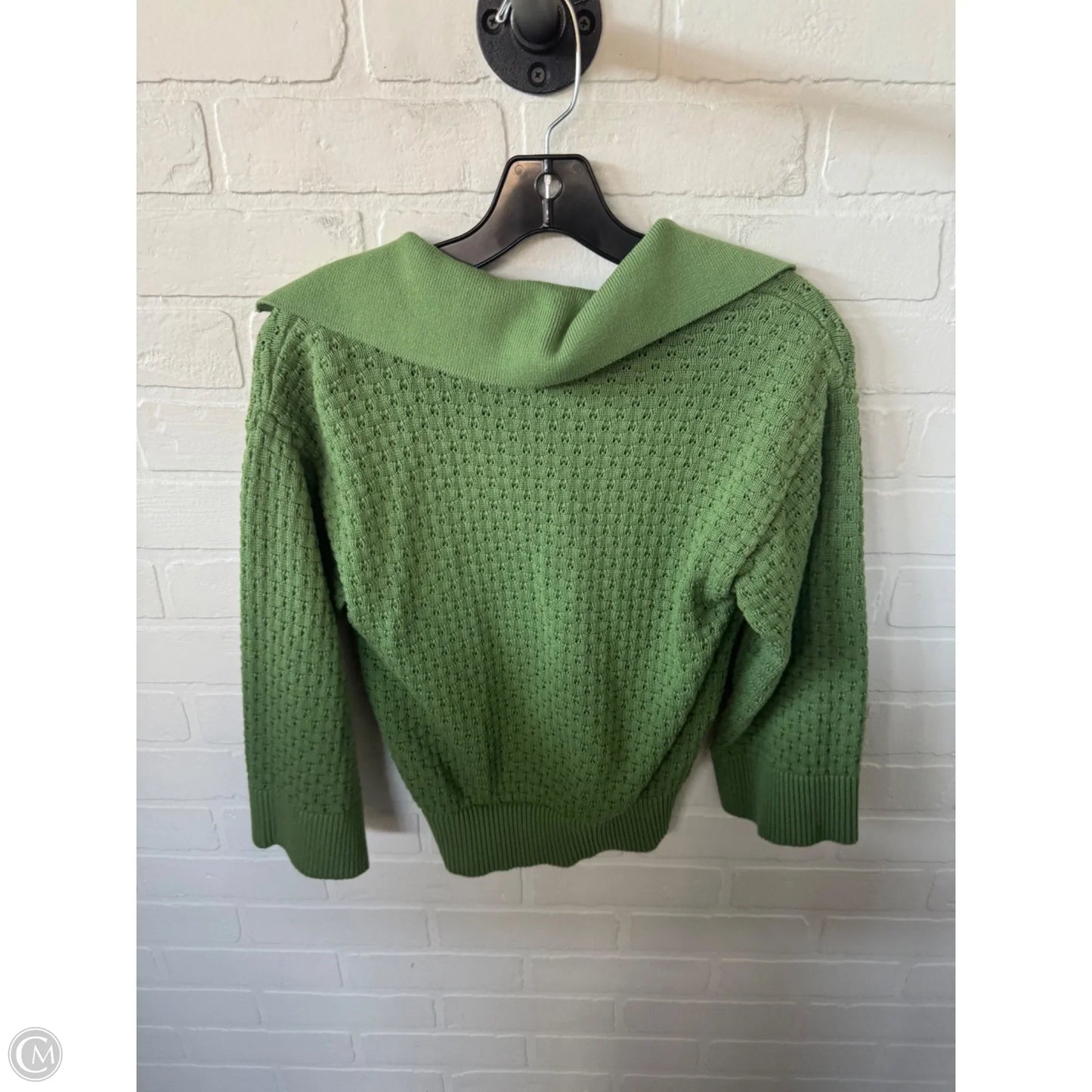 Sweater By Ann Taylor In Green, Size: S