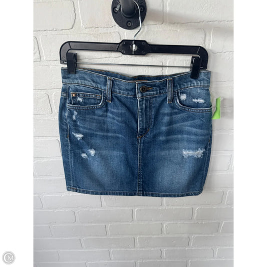 Skirt Mini & Short By Joes Jeans In Blue Denim, Size: 4