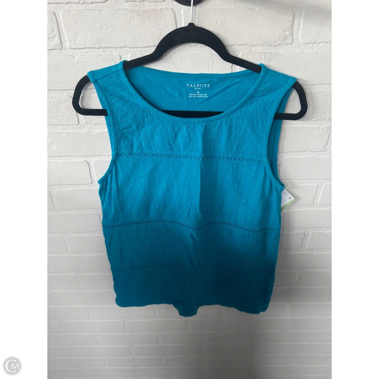 Top Sleeveless By Talbots In Blue, Size: Mp