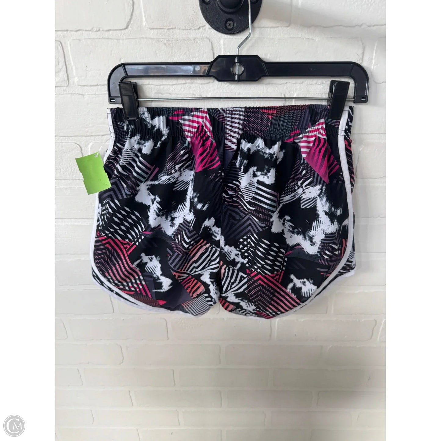 Athletic Shorts By Calvin Klein Performance In Black & Pink, Size: 0
