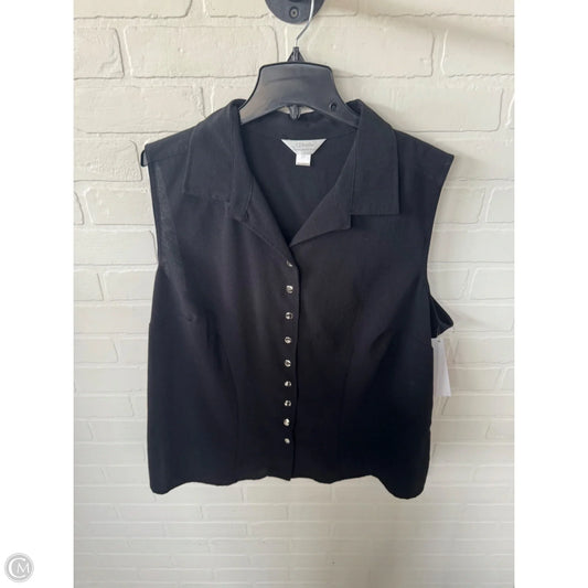 Vest Other By Cj Banks In Black , Size: 2x