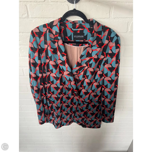 Blazer By Cmc In Brown & Orange, Size: L