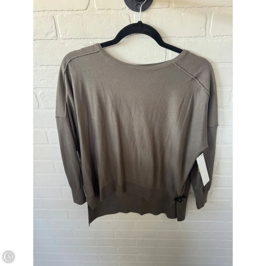 Sweater By Adrianna Papell In Grey, Size: S
