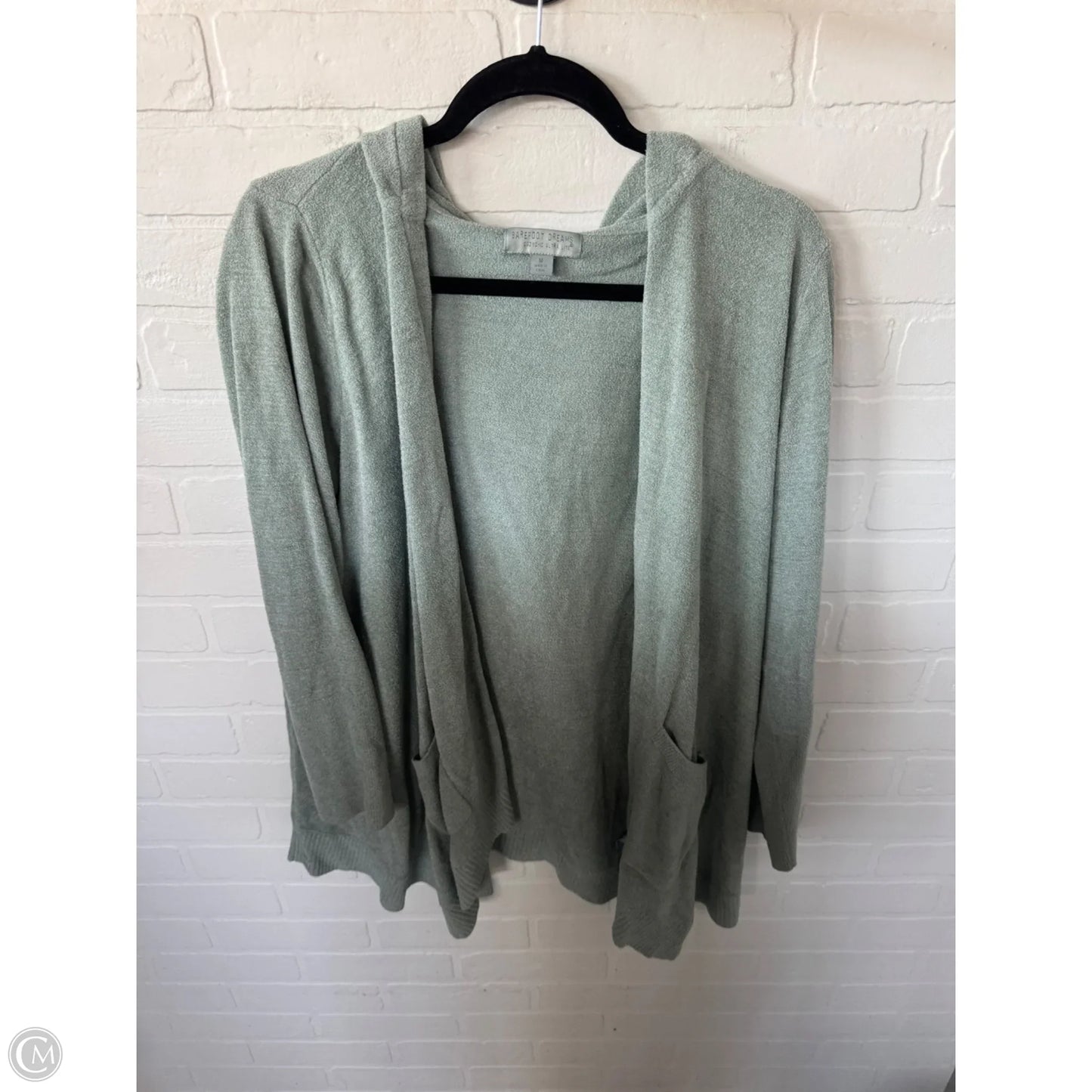 Sweater Cardigan By Barefoot Dreams In Green, Size: M