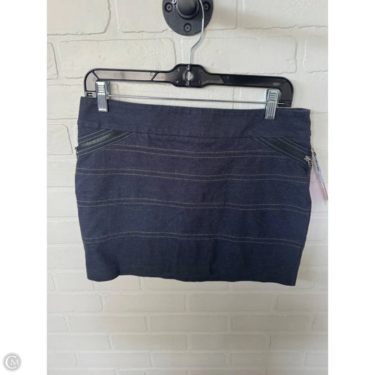 Skirt Mini & Short By Bcbgeneration In Blue Denim, Size: 10