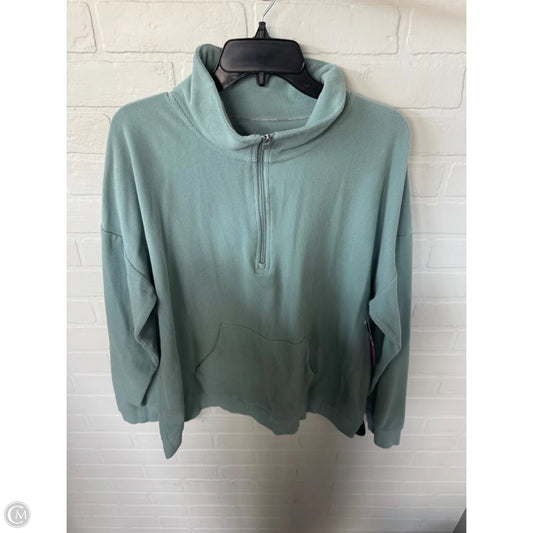 Sweatshirt Collar By Marc New York In Green, Size: Xxl