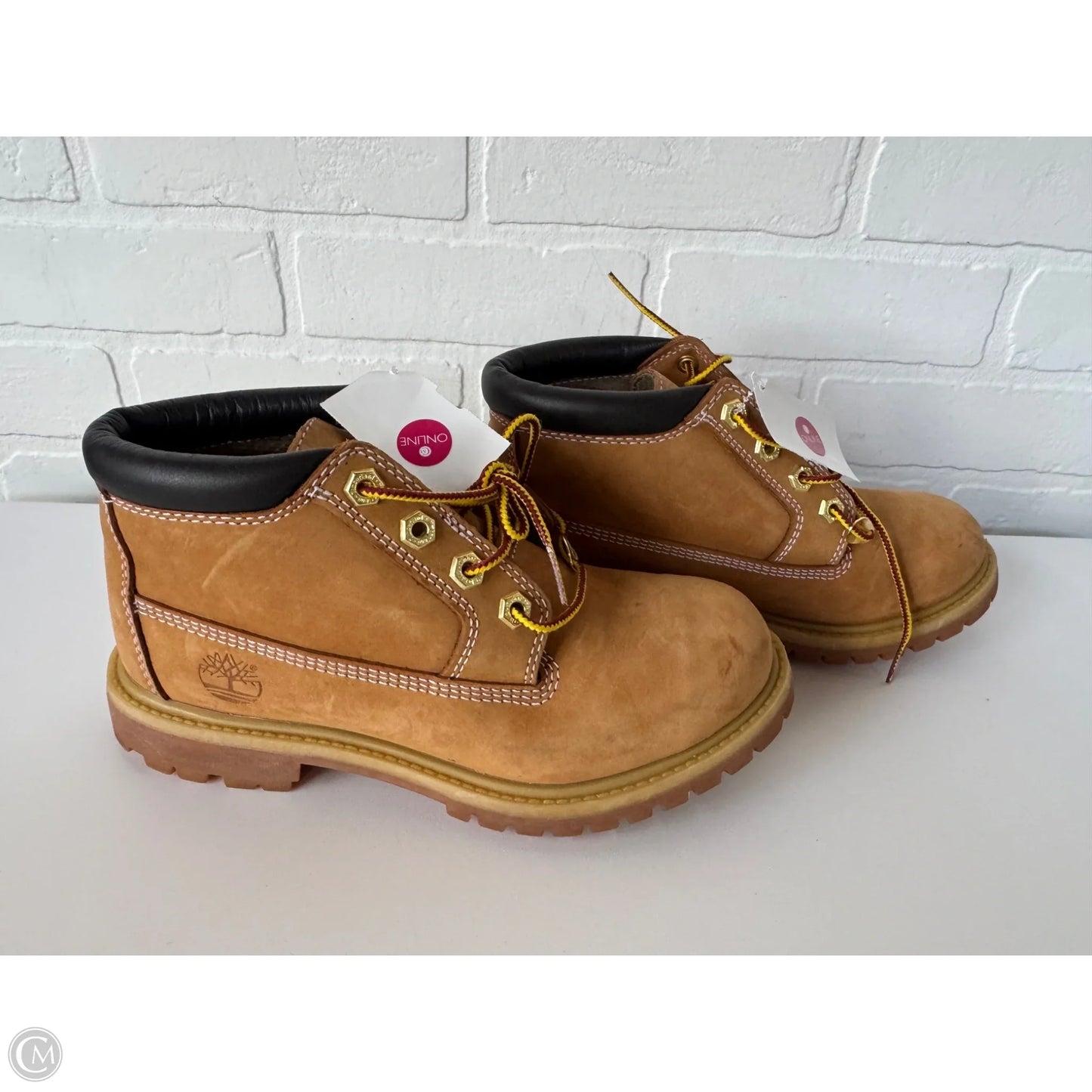 Boots Ankle Flats By Timberland In Tan, Size: 6