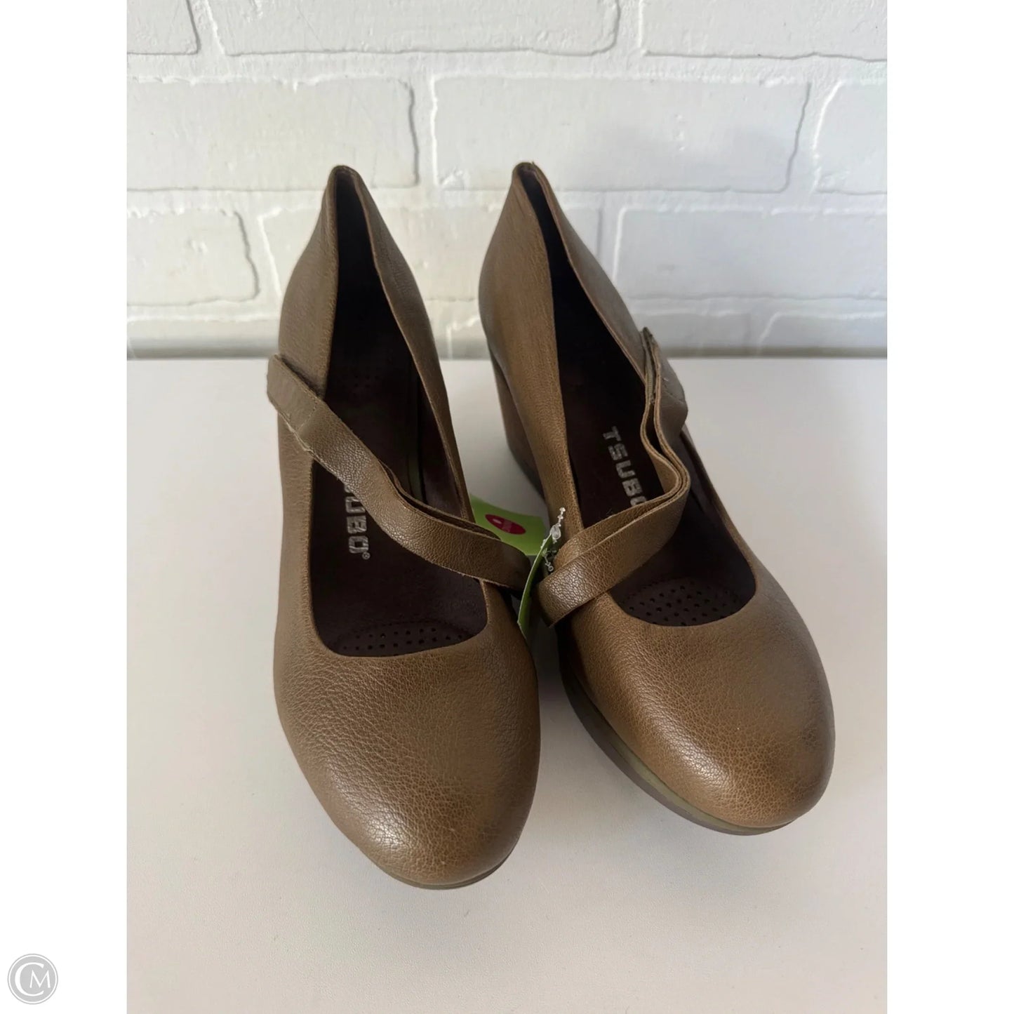 Shoes Heels Wedge By Cmc In Green, Size: 9