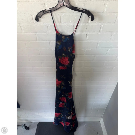 Dress Casual Maxi By Lulus In Blue & Red, Size: S