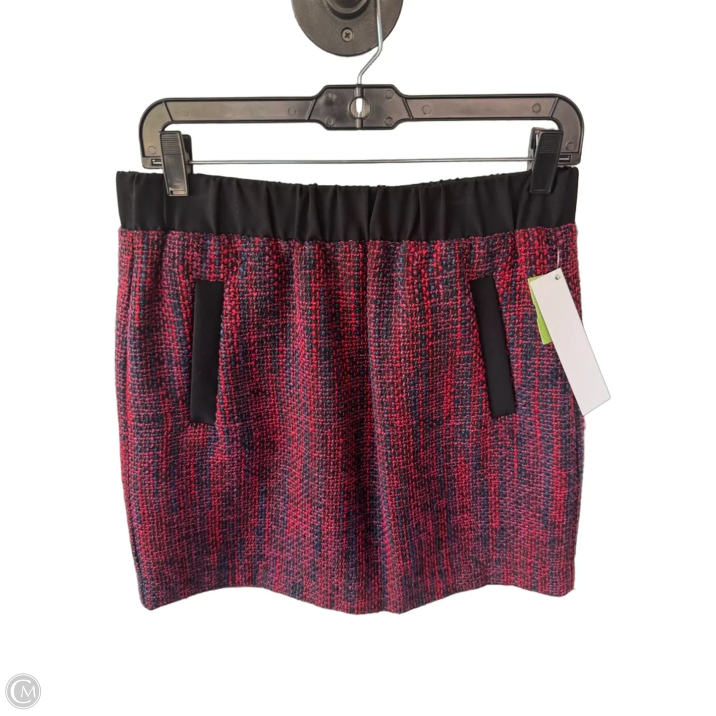 Skirt Mini & Short By Loft In Black & Red, Size: 4