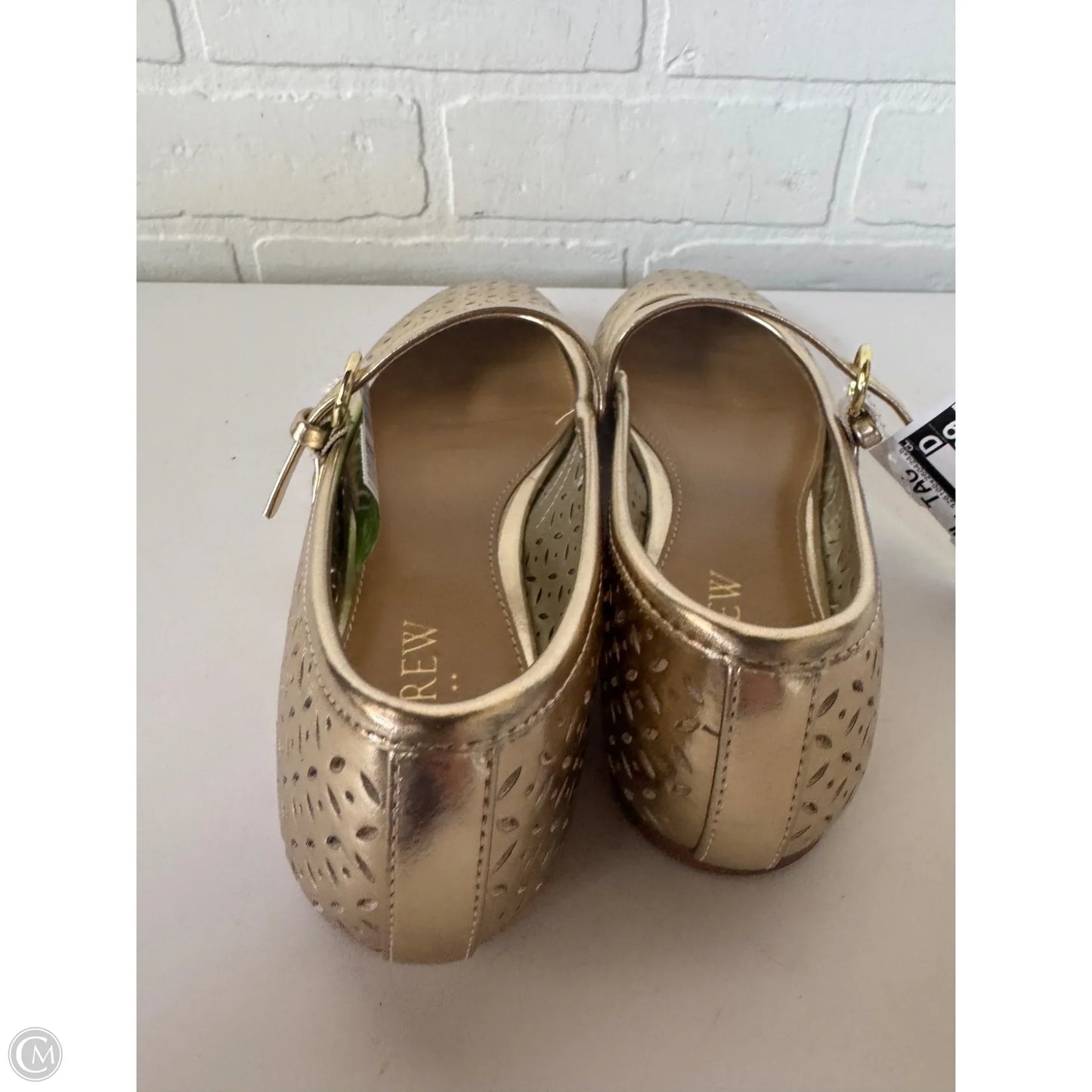 Shoes Flats By J. Crew In Gold, Size: 7.5