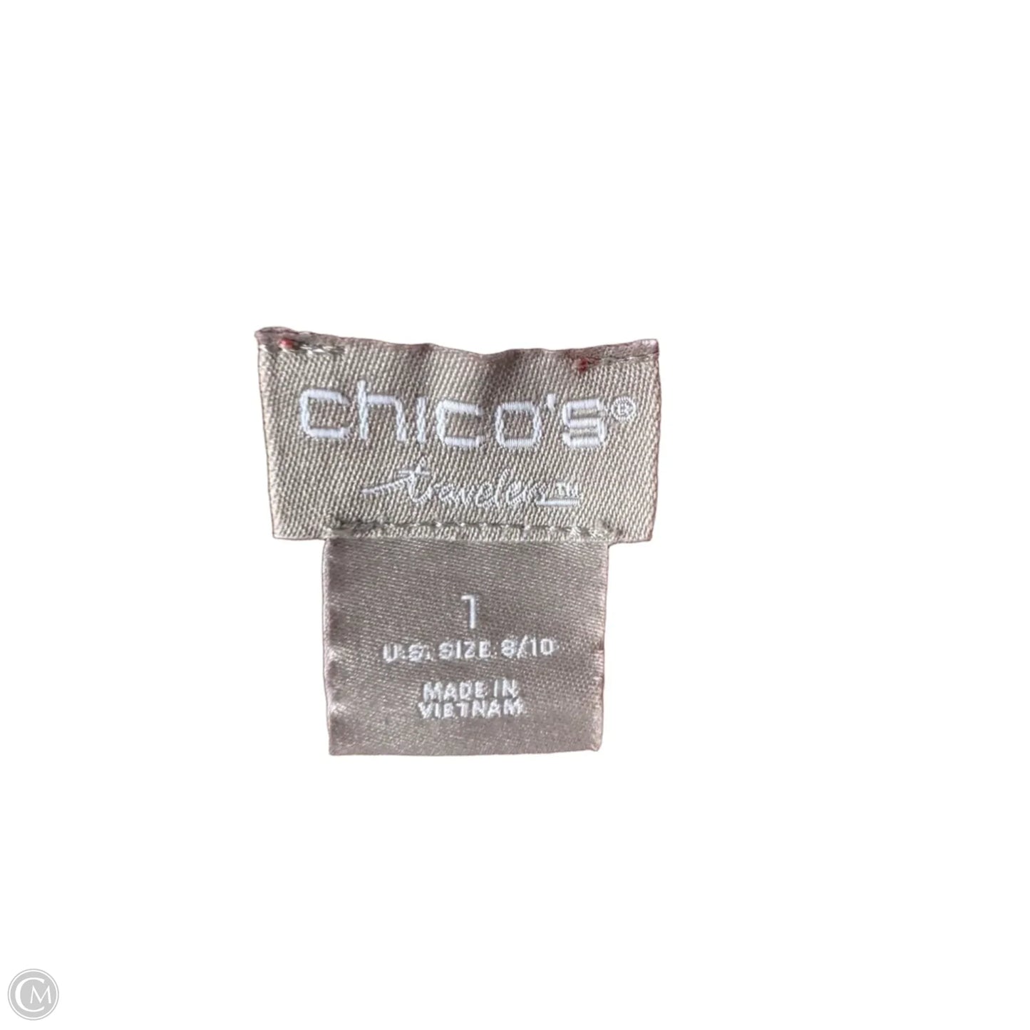 Top Sleeveless By Chicos In Orange, Size: M