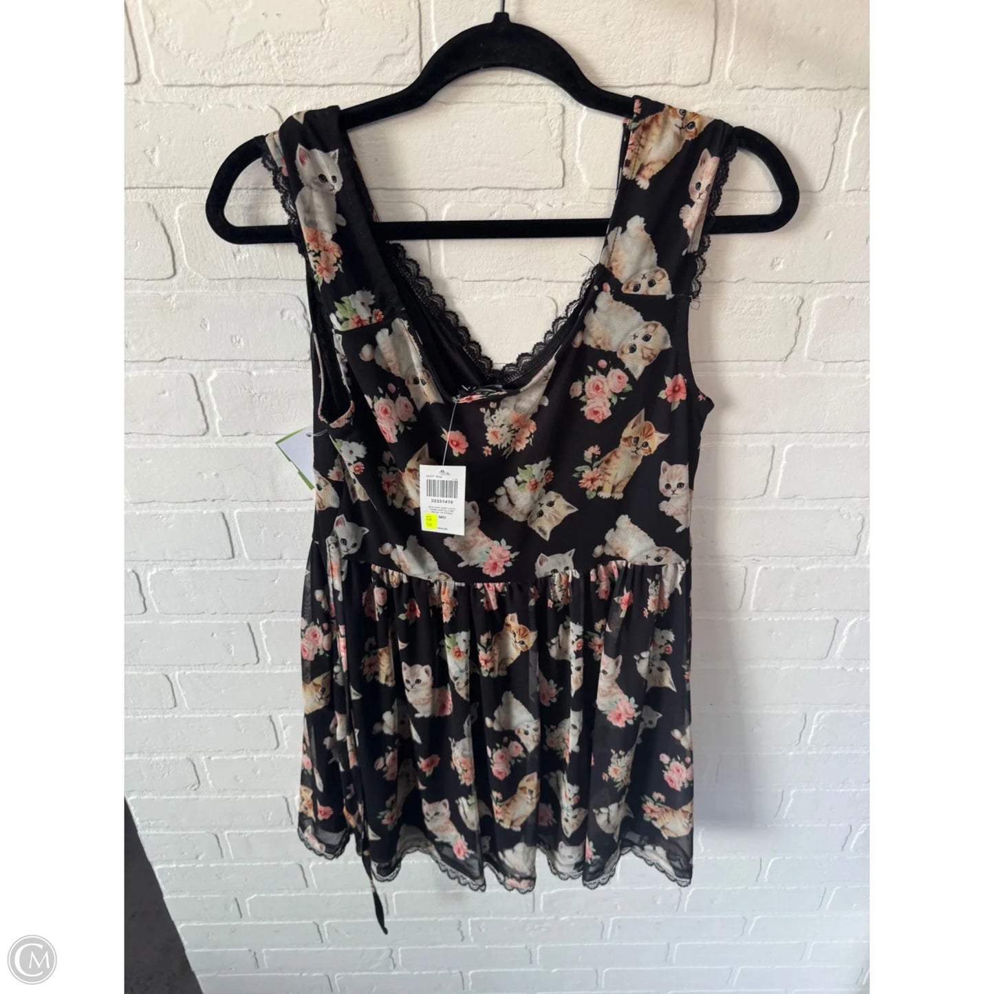 Dress Casual Short By Clothes Mentor In Black & Tan, Size: M