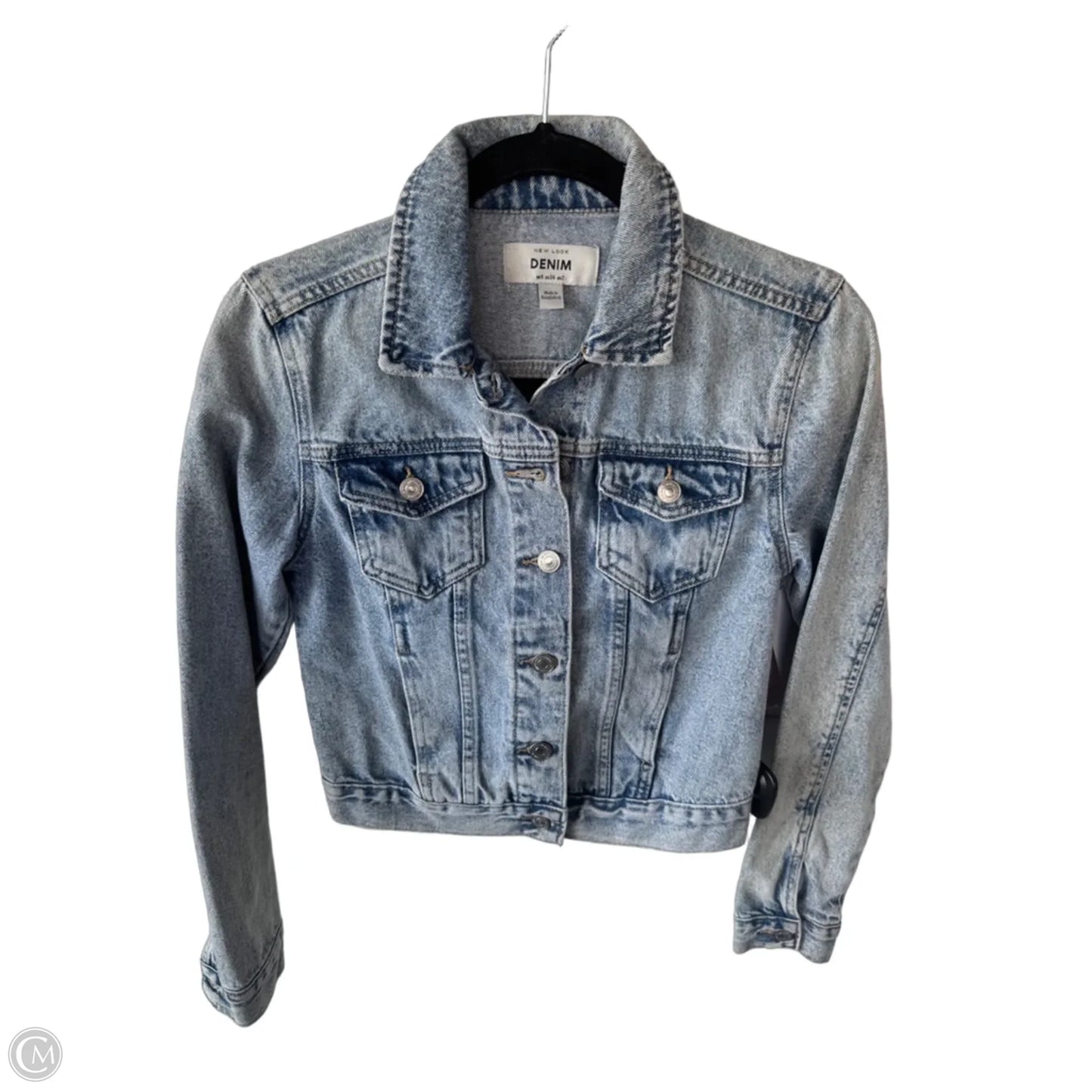 Jacket Denim By New Look In Blue Denim, Size: Xs