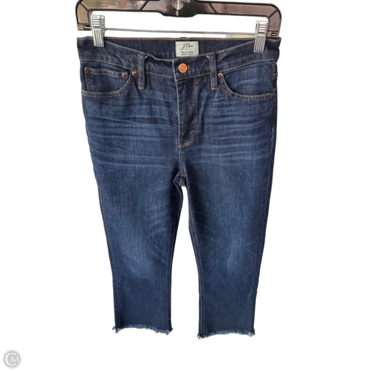 Jeans Boot Cut By J. Crew In Blue Denim, Size: 6