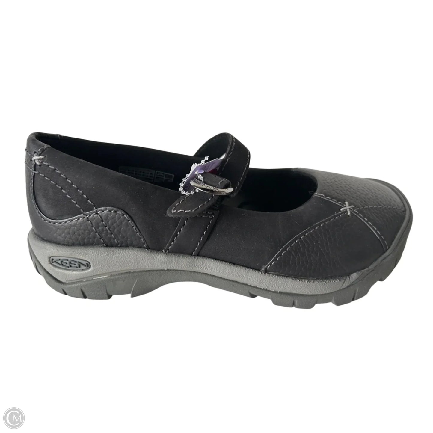 Shoes Flats By Keen In Grey, Size: 5